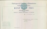Fabrique de conserves alimentaires René Haut fils, Beaumes-de-Venise, 1956.