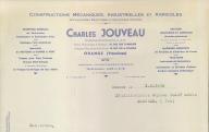 Constructions mécaniques, industrielles et agricoles, Charles Jouveau à Orange, 1950.