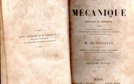 Cours élémentaire de cours mécanique théorique et appliquée.	Paris, 1852.