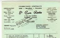 Fournitures générales literie, bourellerie, charcuterie Ets Cyrille Roche. Orange, 1967.