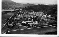 Aménagement de la chute de Donzère-Mondragon. Cité de l'entrée, vue générale.