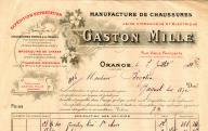 Gaston Mille, manufacture de chaussures à Orange, 1921