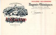 Huilerie-savonnerie, engrais chimiques S. Clémenson et A. Chaumard à Jonquières, 191?